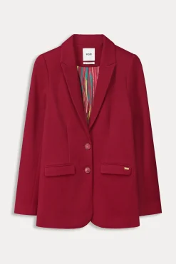 POM Amsterdam BLAZER Burgundy Red Clearance