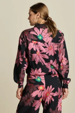 POM Amsterdam BLOUSE Big Blooming Pink Sale