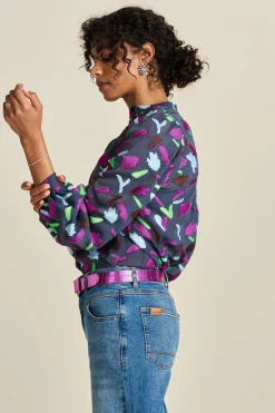 POM Amsterdam BLOUSE Featherfest Blue Best
