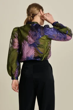 POM Amsterdam BLOUSE Festive Feathers Online