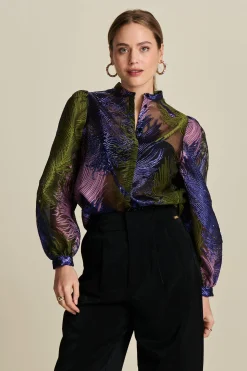 POM Amsterdam BLOUSE Festive Feathers Online
