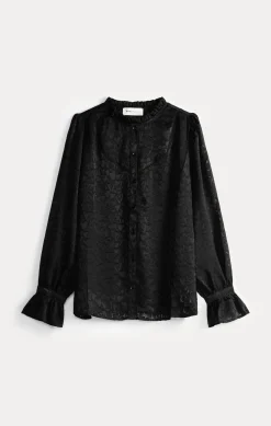 POM Amsterdam BLOUSE Hearts Black Sale