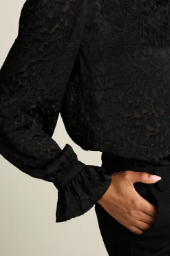 POM Amsterdam BLOUSE Hearts Black Sale