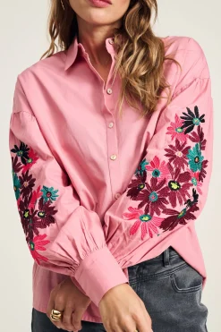 POM Amsterdam BLOUSE Maxime Dusty Pink Best