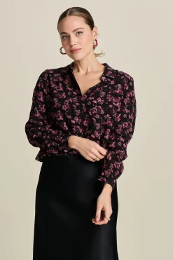 POM Amsterdam BLOUSE Mila Blooming Pink New