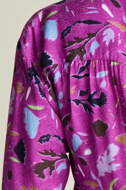 POM Amsterdam BLOUSE Milly Featherfest Cactus Pink