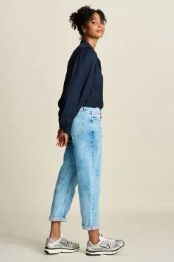 POM Amsterdam BLOUSE Sparkle Blue Best