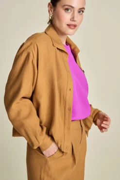 POM Amsterdam BLOUSE Sugar Brown Hot