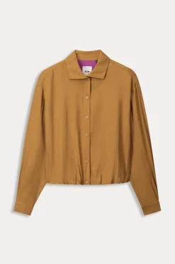 POM Amsterdam BLOUSE Sugar Brown Hot
