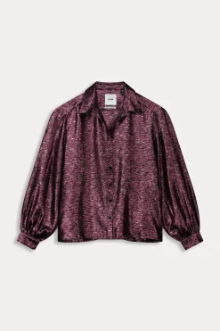 POM Amsterdam BLOUSE Violet Festive Pink New