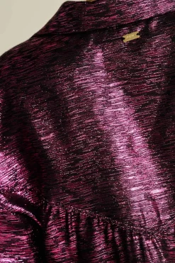 POM Amsterdam BLOUSE Violet Festive Pink New