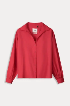 POM Amsterdam BLOUSE Violet Shimmer Vibrant Pink Online