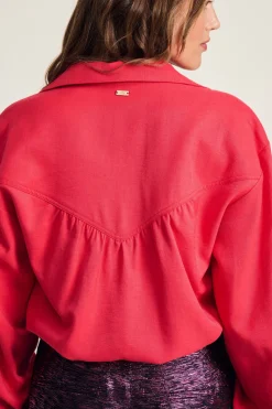 POM Amsterdam BLOUSE Violet Shimmer Vibrant Pink Online