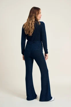 POM Amsterdam BROEK Festive Blue Discount