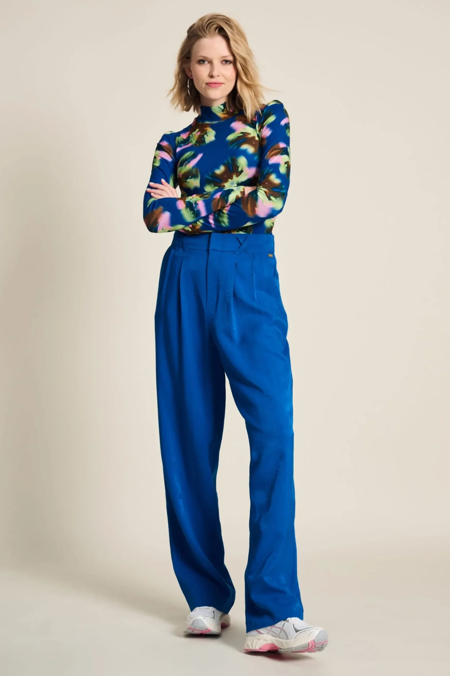 POM Amsterdam BROEK Shimmer Blue
