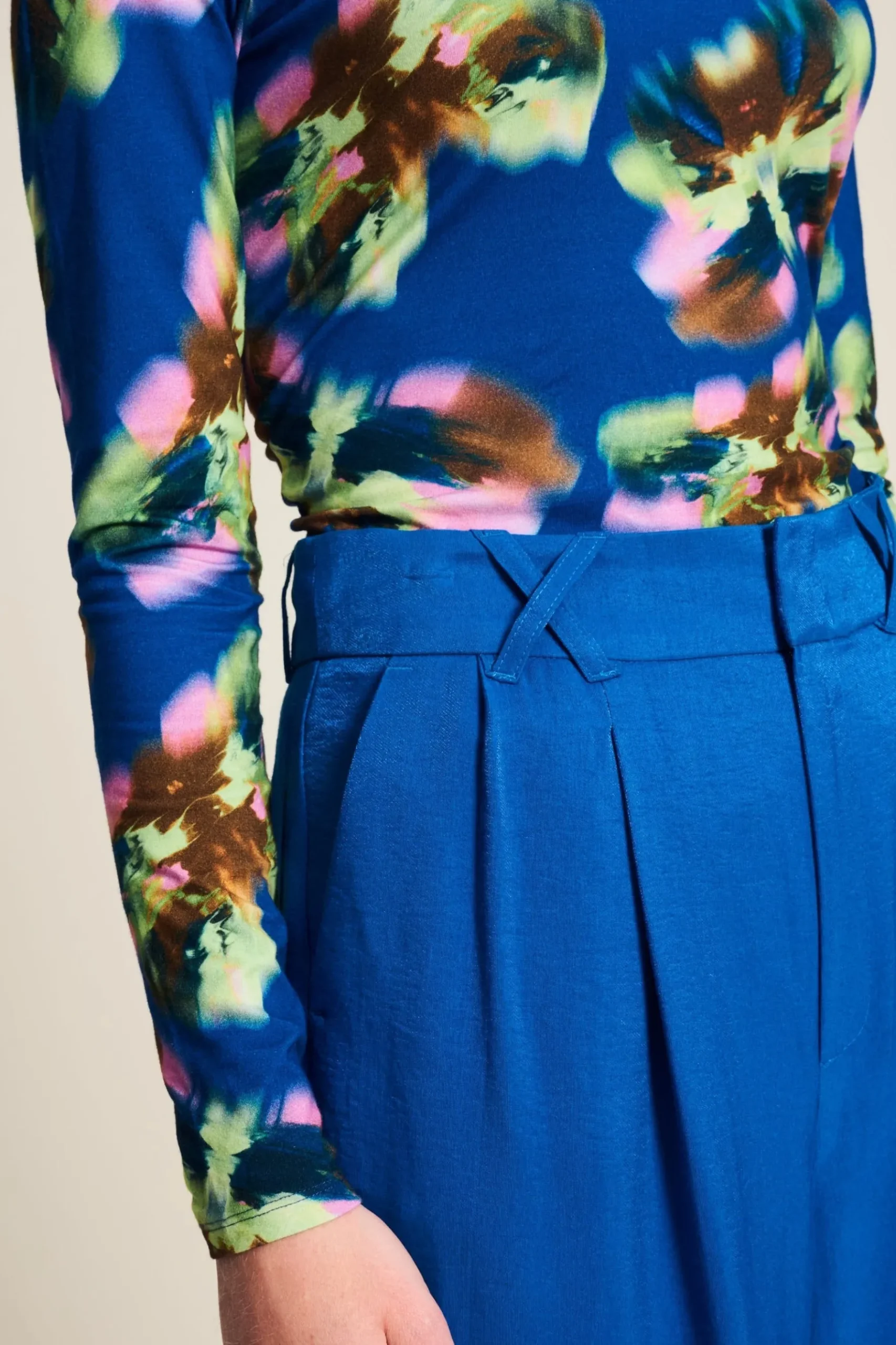 POM Amsterdam BROEK Shimmer Blue
