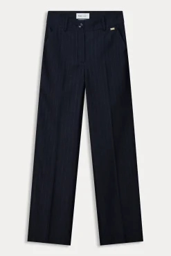 POM Amsterdam BROEK Striped Midnight Blue Best