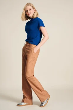 POM Amsterdam BROEK Striped Sugar Brown Hot