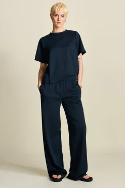 POM Amsterdam BROEK Suzi Dark Navy Discount
