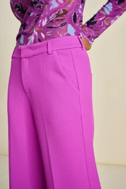 POM Amsterdam BROEK Wide Leg Cactus Pink Outlet