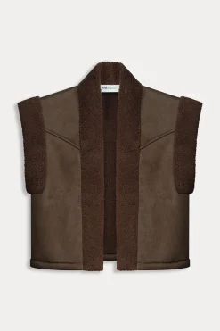 POM Amsterdam GILET Lammy Brown Best