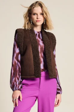 POM Amsterdam GILET Lammy Brown Best