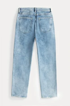POM Amsterdam JEANS Eline Straight Mid Blue New