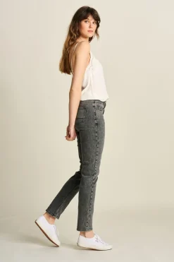 POM Amsterdam JEANS Elize Slim Grey Storm Grey Strom Discount