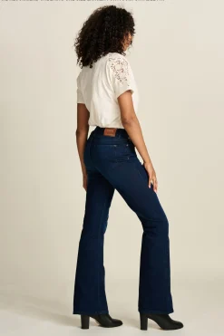 POM Amsterdam JEANS Esmee Flare Dark Blue Discount