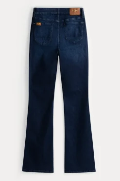 POM Amsterdam JEANS Esmee Flare Dark Blue Discount