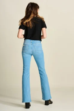 POM Amsterdam JEANS Esmee Flare Light Blue Hot
