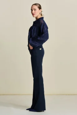 POM Amsterdam JEANS KATE Flare Washed Midnight Blue Online