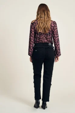 POM Amsterdam JEANS Tapered Washed Black Discount