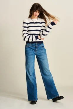 POM Amsterdam JEANS Wide Leg Vintage Blue Hot