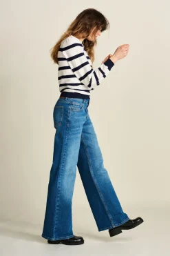 POM Amsterdam JEANS Wide Leg Vintage Blue Hot