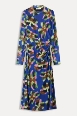 POM Amsterdam JURK Mesh Butterfly Blue