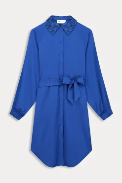 POM Amsterdam JURK Butterfly Bright Blue Online