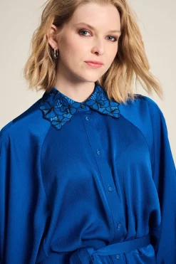 POM Amsterdam JURK Butterfly Bright Blue Online