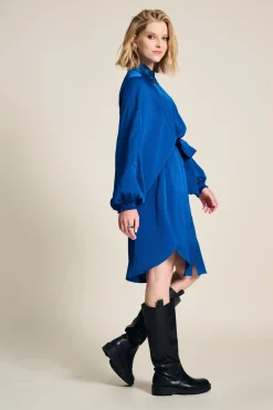 POM Amsterdam JURK Butterfly Bright Blue Online