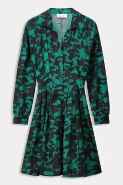 POM Amsterdam JURK Camo Teal Green Discount