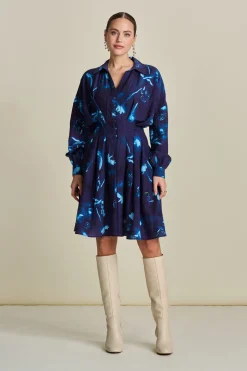 POM Amsterdam JURK Feathers and Floral New