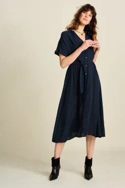 POM Amsterdam JURK Lynn Dark Navy Outlet