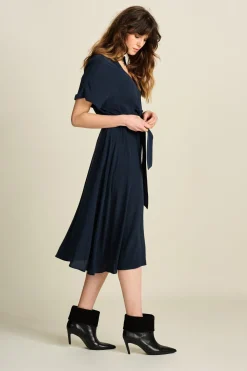 POM Amsterdam JURK Lynn Dark Navy Outlet