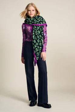 POM Amsterdam SJAAL Animal Navy Green Outlet