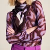 POM Amsterdam SJAAL Silk Feathers Brown Clearance