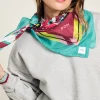 POM Amsterdam SJAAL Silk Floral Green Sale