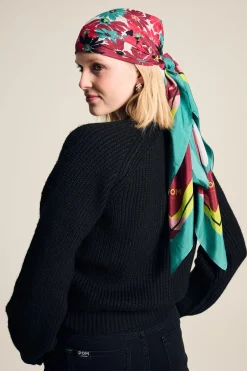 POM Amsterdam SJAAL Silk Floral Green Sale