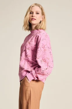 POM Amsterdam SWEATER Butterfly Rose Pink Sale