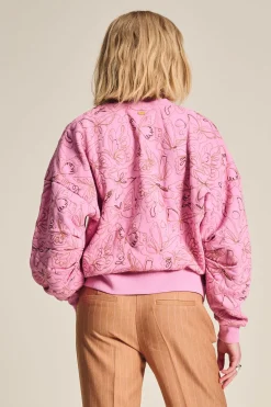 POM Amsterdam SWEATER Butterfly Rose Pink Sale