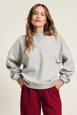 POM Amsterdam SWEATER Grey Melange Discount
